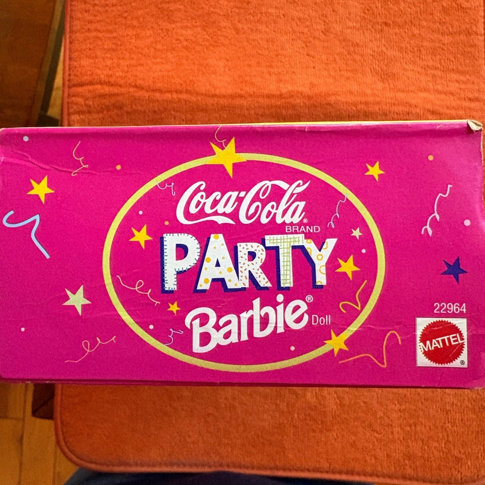 NIB 1998 Coca Cola Party Barbie by Mattel - Picture 3 of 8